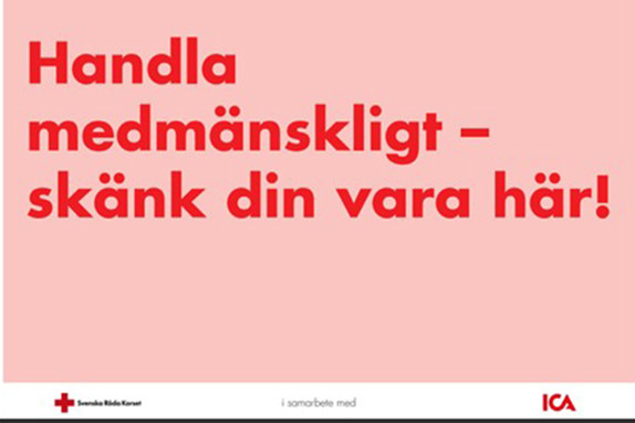 Skylt att använda på kundvagnen finns att ladda ned i Föreningsbutiken