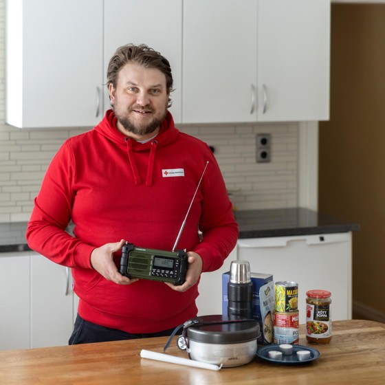 Packa en krislåda