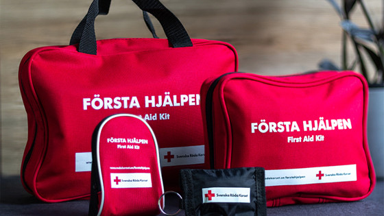 Första hjälpen-väskor i olika storlekar