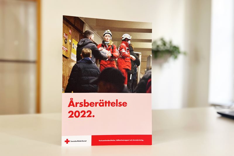 Nu kan du läsa Röda Korsets verksamhetsberättelse 2022.