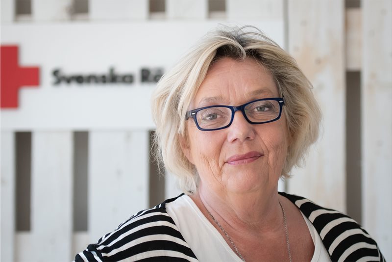 Anna Hägg-Sjöquist, ordförande för Svenska Röda Korset