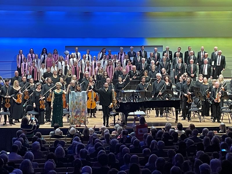 Stödkonsert med Helsingborgs Symfoniorkester och Konserthuskören 23 mars 2023.