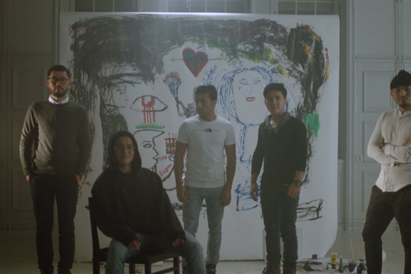 fem ungdomar som medverkar i filmen om psykisk ohälsa