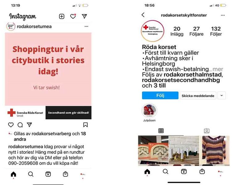 Inspirerande exempel från Umeåkretsen och Helsingborgskretsen på instagram