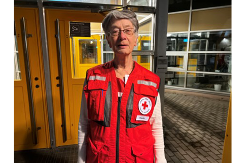 Eva Strömberg är insatsansvarig i Kris- och beredskapsgruppen Röda Korset Stockholm Väst